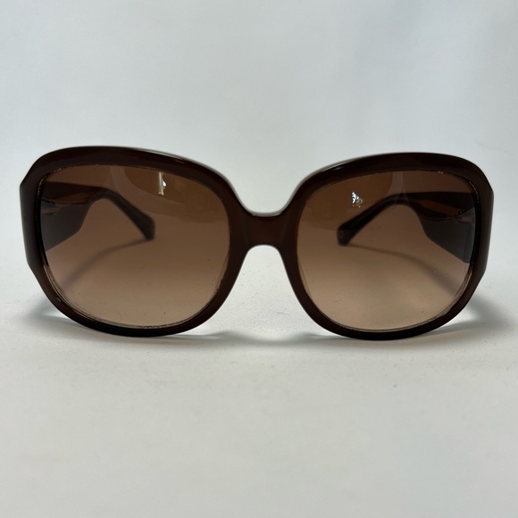 Coach Large Brown Square Sunglasses with Case - Frames Only - Picture 8 of 11